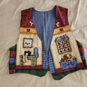 Vintage Sewn Vest XL